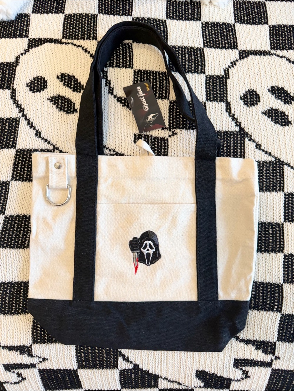Viral Ghost Face Spirit Halloween Tote bag